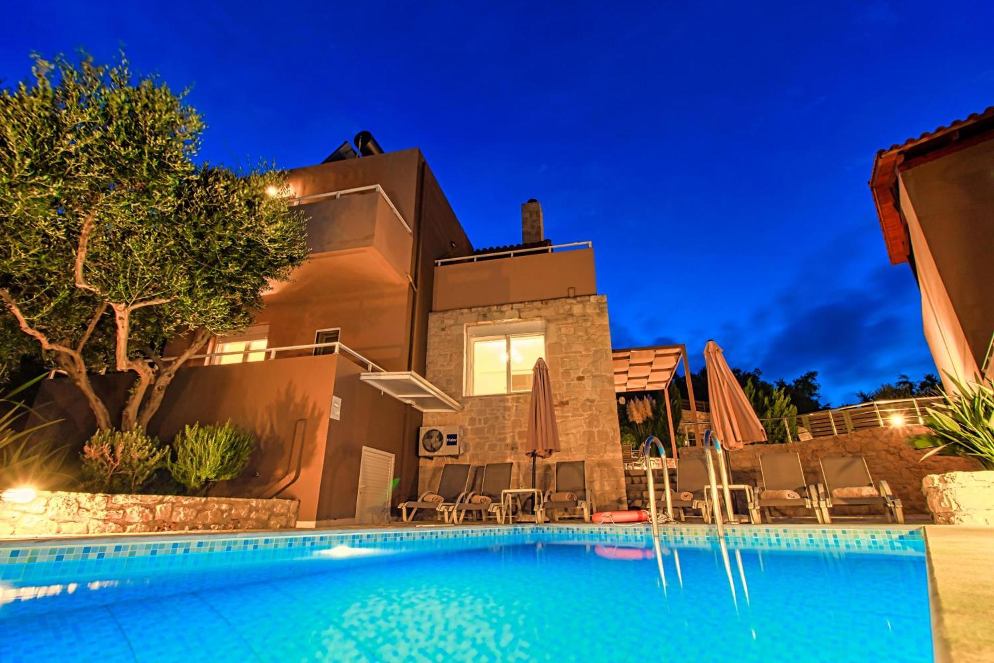 Theo Villas With Sea View Marathokefala Экстерьер фото