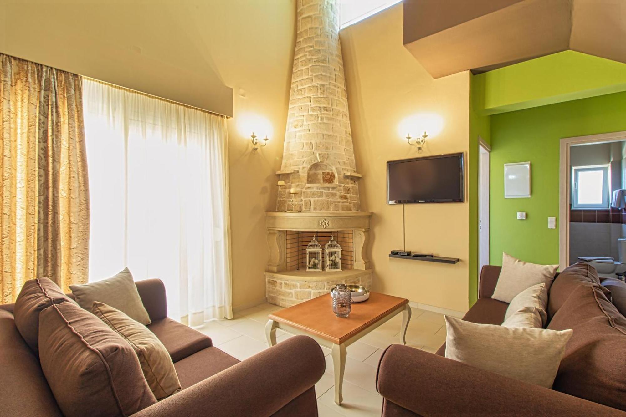 Theo Villas With Sea View Marathokefala Номер фото