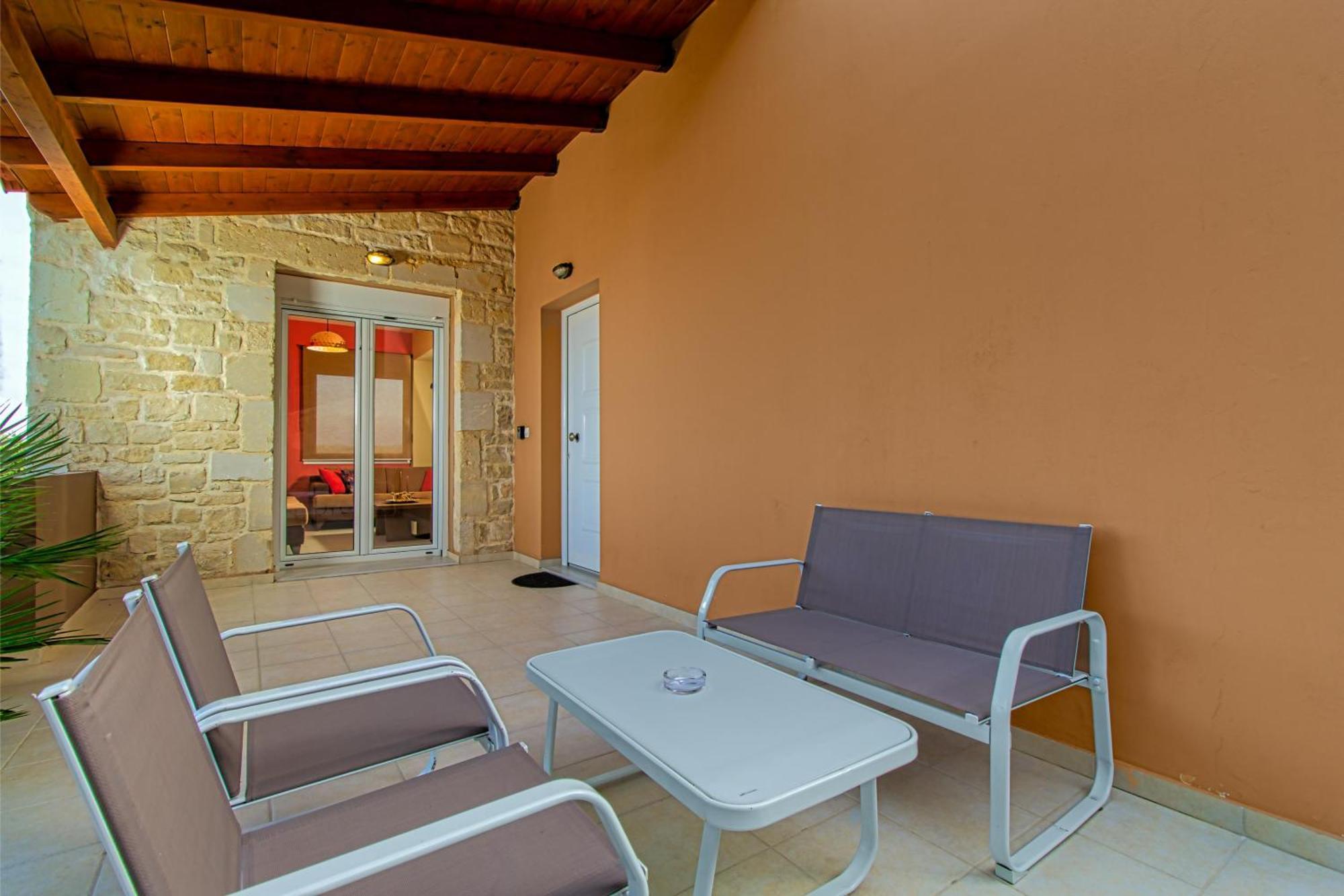 Theo Villas With Sea View Marathokefala Номер фото