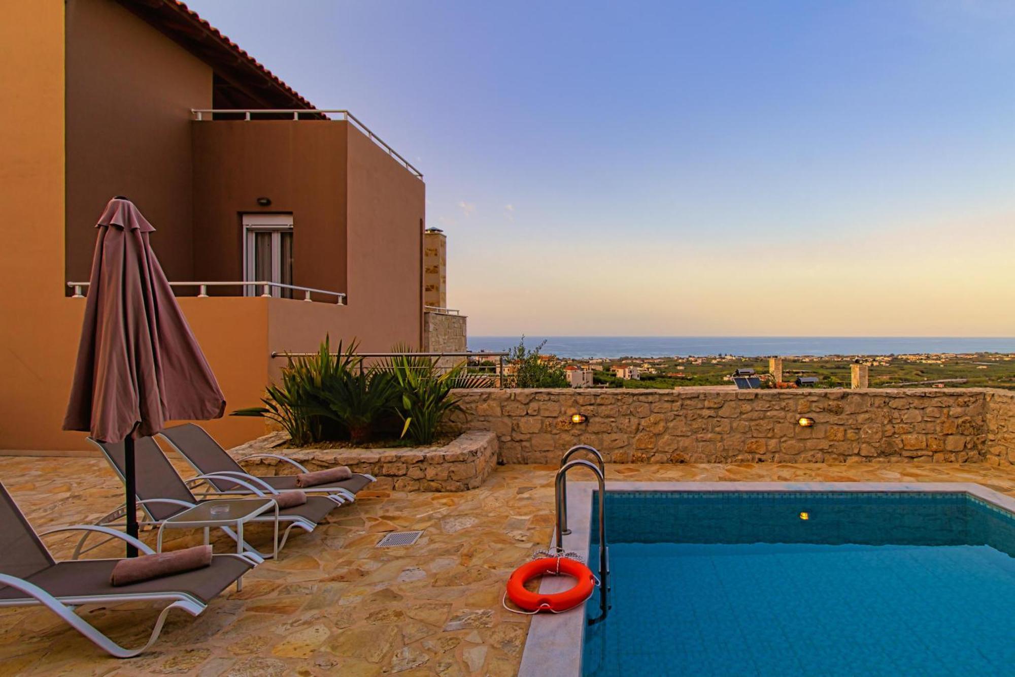 Theo Villas With Sea View Marathokefala Экстерьер фото