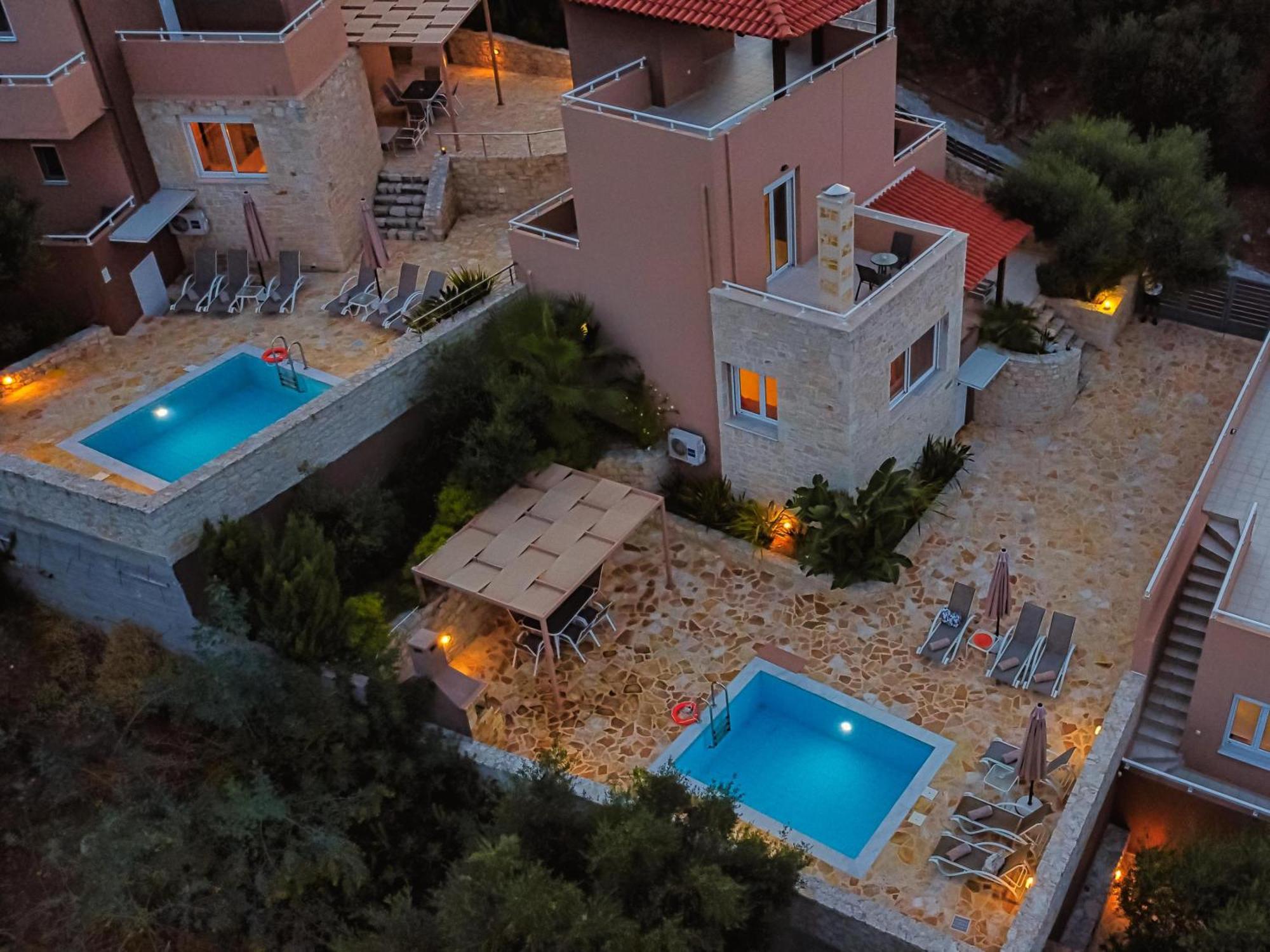 Theo Villas With Sea View Marathokefala Номер фото