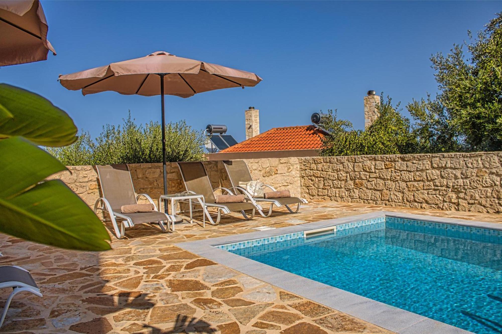 Theo Villas With Sea View Marathokefala Номер фото