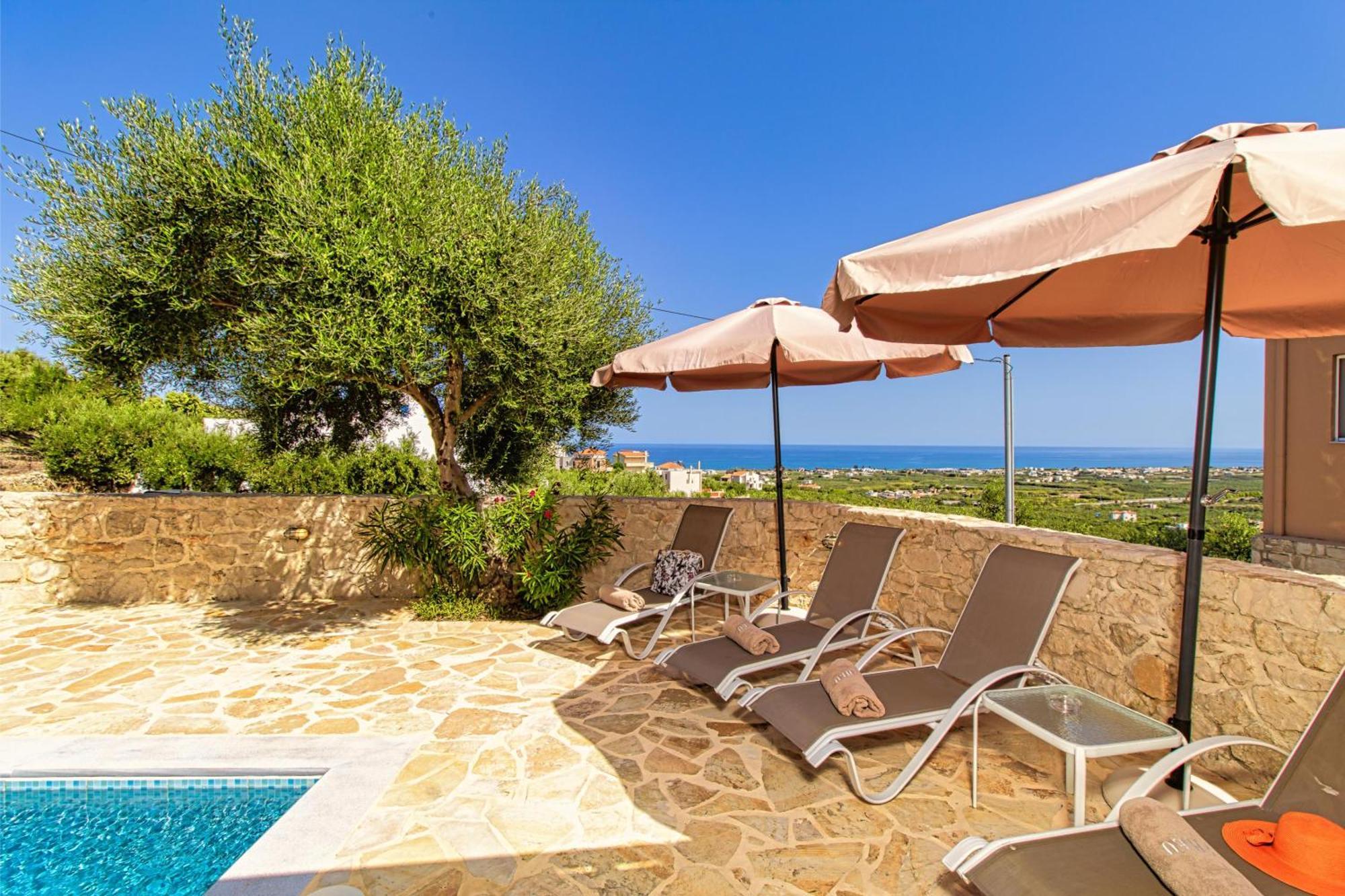 Theo Villas With Sea View Marathokefala Экстерьер фото