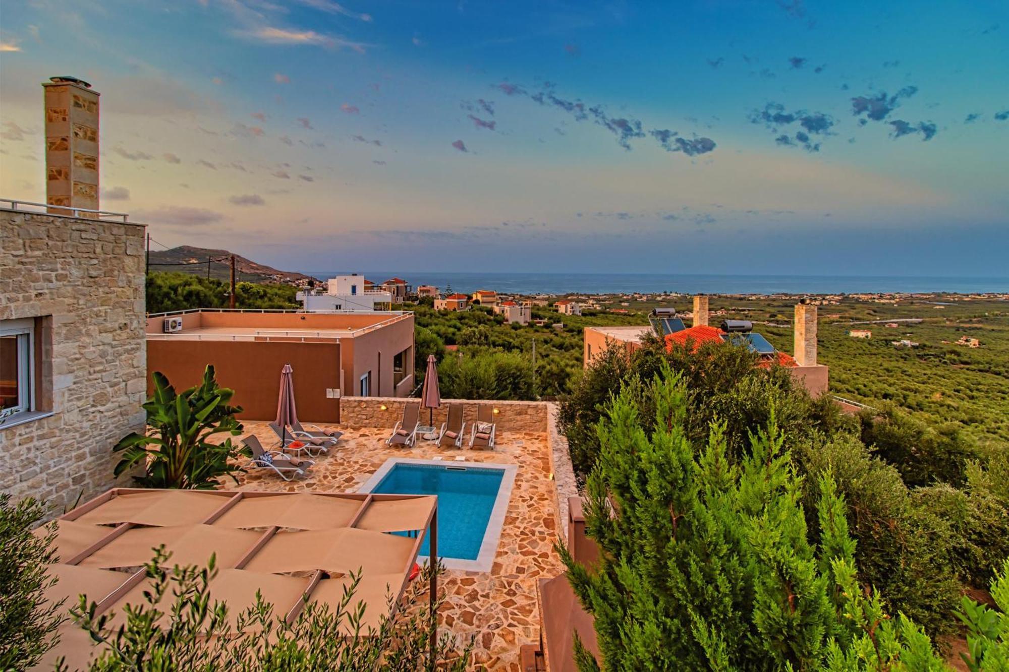 Theo Villas With Sea View Marathokefala Экстерьер фото