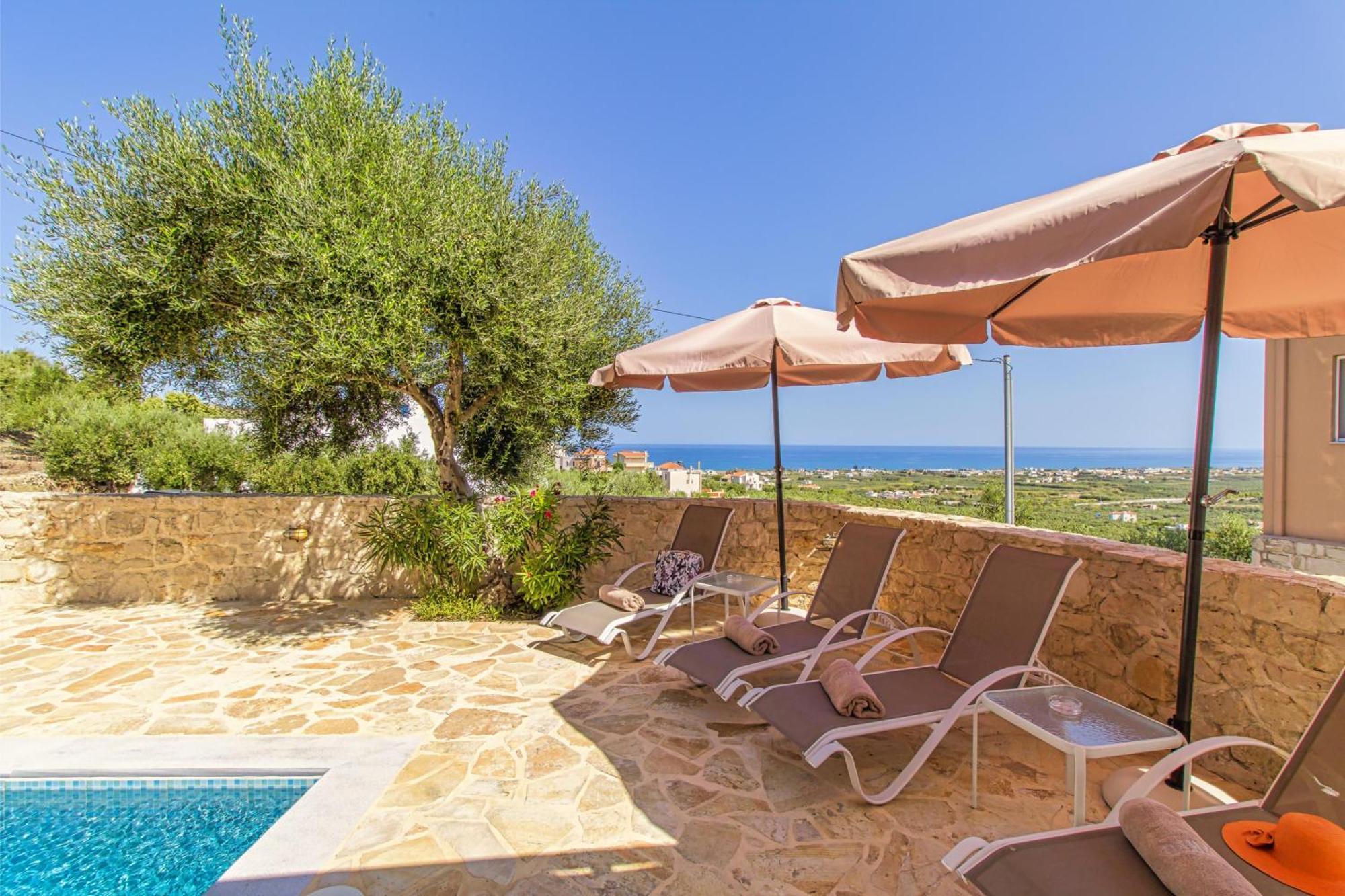 Theo Villas With Sea View Marathokefala Экстерьер фото
