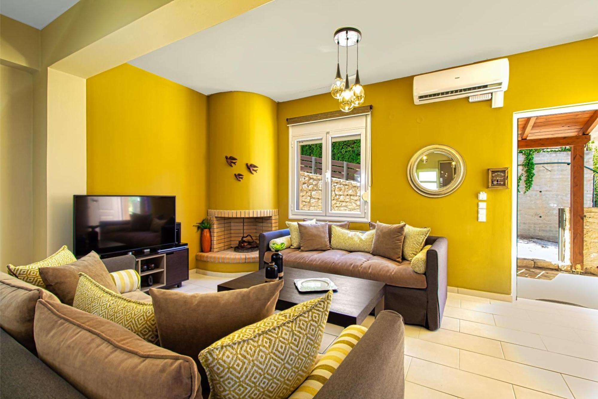 Theo Villas With Sea View Marathokefala Номер фото