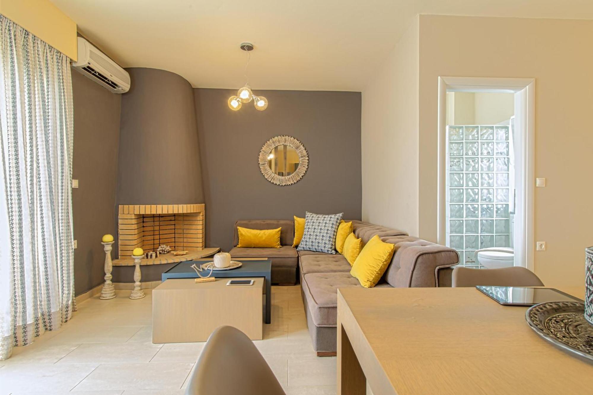 Theo Villas With Sea View Marathokefala Номер фото