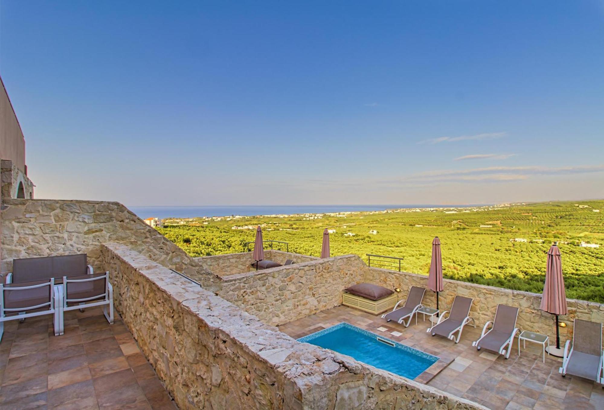 Theo Villas With Sea View Marathokefala Экстерьер фото