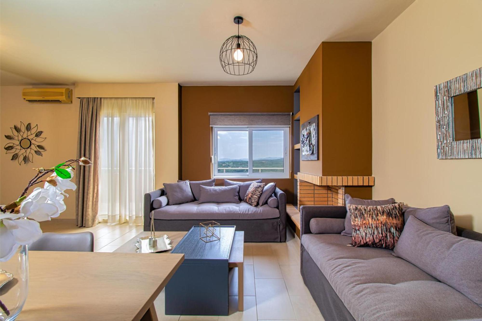 Theo Villas With Sea View Marathokefala Номер фото