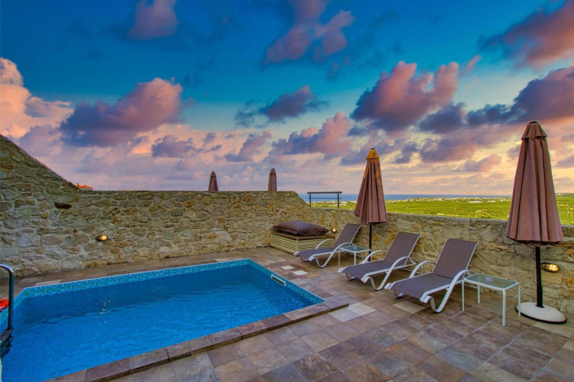 Theo Villas With Sea View Marathokefala Экстерьер фото