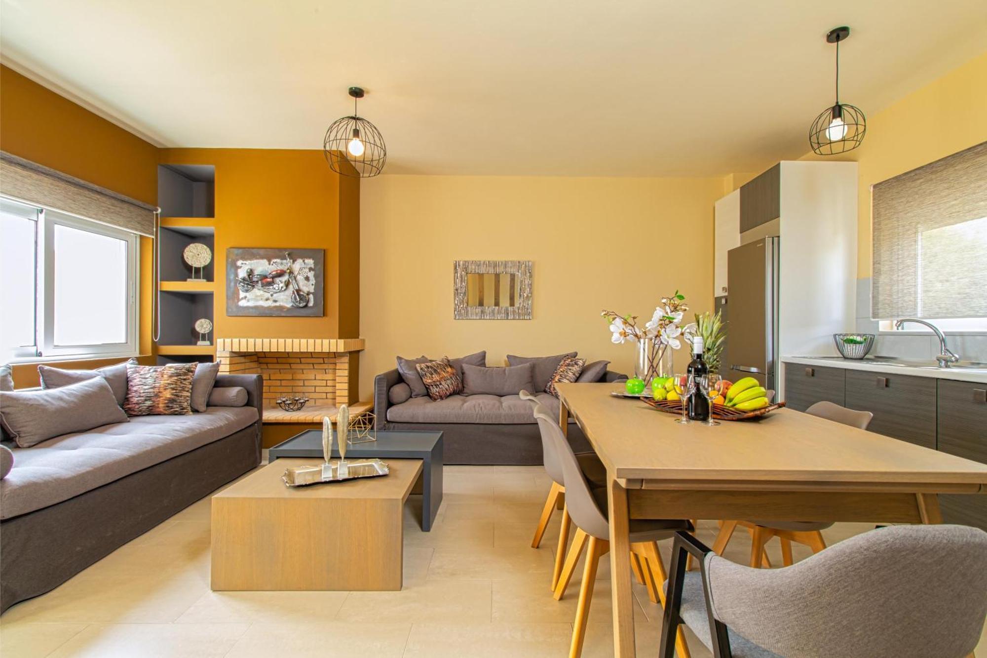Theo Villas With Sea View Marathokefala Экстерьер фото